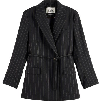 LUREX PINSTRIPE DB BLAZER SPRUCE AURORA