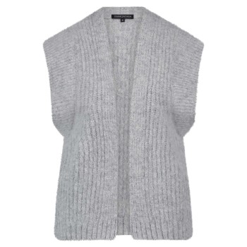 Gilet Light Grey Melange