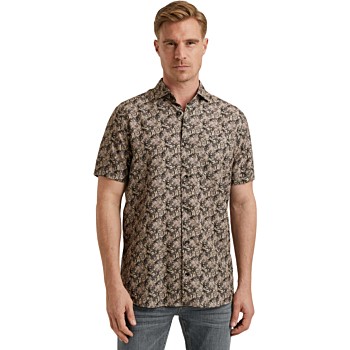 Short Sleeve Shirt Printed Tencel Salute