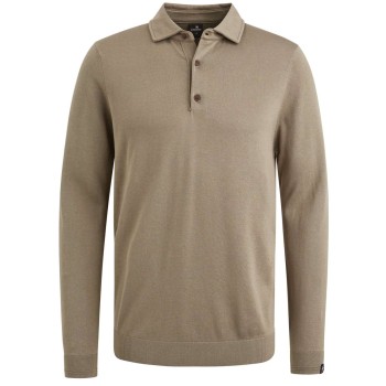 Long sleeve polo cotton modal Fallen Rock