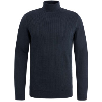 Roll neck pima cotton Sky Captain