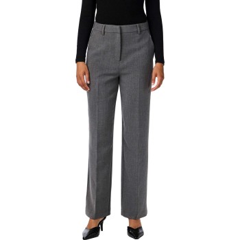 YASLIKKA HW WIDE PANTS S. NOOS Dark Grey Melange