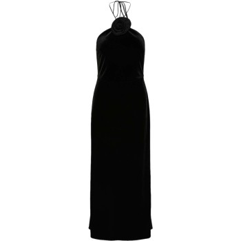 YASROSETTA STRAP LONG DRESS - SHOW Black