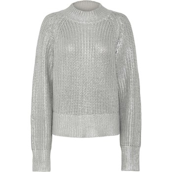 YASMARISSI LS KNIT PULLOVER Alloy/Silver