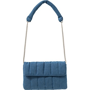 Padded denim crossbody bag BLUE DENIM