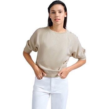 Sweater with raglan sleeves NATURE MELANGE