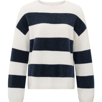 Oversized block stripe sweater OFF WHITE DESSIN