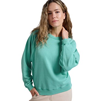 Sweater with raglan sleeves POOL BLUE