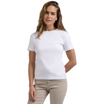 Round neck T-shirt PURE WHITE