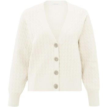 Cable cardigan CHALK WHITE