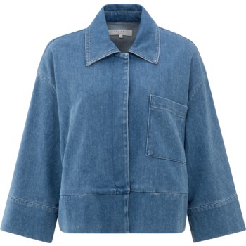 Denim jacket with pocket BLUE DENIM