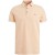 Polo korte mouw pique garment dyed bleached aprico