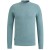 Mock neck fine boucle Stone Blue