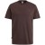 Short sleeve r-neck regular fit in Coffee Bean