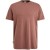 R-neck regular fit interlock Marron