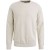 Crewneck cotton heather plated ble Silver Birch