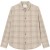 Kash check shirt lt desert/d.sand