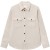 Lennon Bouclé overshirt Ivory