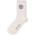 2 pack Globe rib stripe socks white/blue