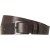 Belt Leather Buckle Dark Brown