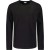 T-Shirt Long Sleeve Crewneck Slub Black