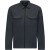 Overshirt met ritssluiting stretch dark steel