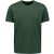 T-Shirt Crewneck Solid Basic Dark Green