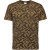 T-Shirt Crewneck Allover Printed Ga Khaki