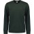 Pullover Crewneck 2 Coloured Melang Dark Green