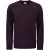 Pullover Crewneck 2 Coloured Chenil Aubergine