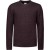 Pullover Crewneck 2 Coloured Soft S Aubergine