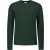 Pullover Crewneck Melange With Wool Dark Green