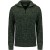 Pullover Half Zipper High Neck 3 Co Dark Green