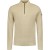 Pullover Half Zipper Solid Jacquard Cement