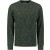 Pullover Crewneck 3 Coloured Rib Dark Green