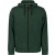 Sweater Hooded Full Zipper Double L Dark Green