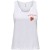 Witte Zomer Tanktop met Aardbei Applicatie