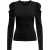 ONLRICH L/S GLITTER PUFF TOP JRS Black/Black glitt