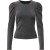 ONLRICH L/S GLITTER PUFF TOP JRS Black/Silver glit