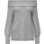 ONLJEANETT LIFE L/S OFF SHOULDER CC KNT Light Grey