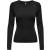 ONLMEDDI LS BUTTON DETAIL O-NECK Black