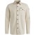 Long Sleeve Shirt Waffle Double fa Bone White