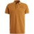 Polo korte mouw pique slub sudan brown