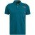 Short sleeve polo slub jersey prin ink blue