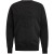 Crewneck slub-look jacquard sweat black