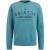 Crewneck gd terry with spray smoke blue