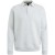 Half button collar soft brushed fl Bone White Mele