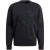 Crewneck pique double face sweat Black