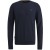 R-neck cotton knit Sky Captain