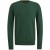 R-neck cotton knit Trekking Green